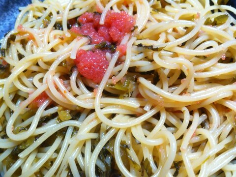 高菜明太子パスタ